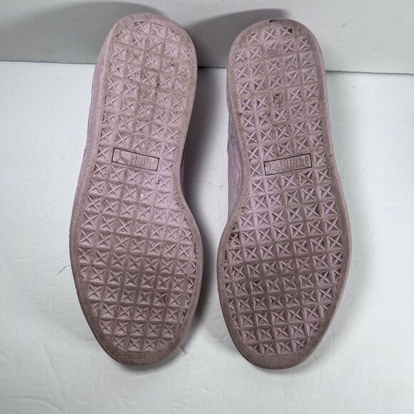 Puma Seude Classic Emboss Pink Lace Up Athletic Shoes Sneakers Women's Size 7.5 - Picture 7 of 8